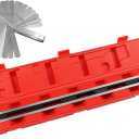 ReluxGo 24 Inch Machinist Precision Steel Straight Edge Tool, Cylinder Head Straight Edge, Straight Edge Machined Flat with Feeler Gauges for Checking Cylinder Heads and Engine Blocks,Patented