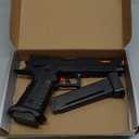 Soft Bullet Toy Gun with Shell Ejecting,Fidget Toy Gun with 120 Soft Bullets, 18 Shells and 2 Magazines,Christmas Birthday Gifts for Boys Kids Adult Age 8+(Black)