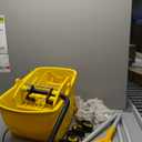 Commercial Mop Bucket with Side-Press Wringer for Floor Cleaning, 35 Quarts, Yellow, Including One Commercial Mop