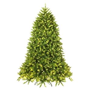 5ft Pre-lit PVC Christmas Fir Tree Hinged 8 Flash Modes