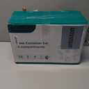 HOMBERKING 8 Pack Glass Meal Prep Containers 3 Compartment, 36oz Glass Food Storage Containers with Lids, Airtight Lunch Bento Boxes, BPA-Free & Leak Proof (8 lids & 8 Container) - Black