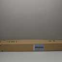 White Double Curtain Rods for Windows, 1 Inch Extra Long Dual Curtain Rod with Decorative Mosaic Colourful Glass Ball Finial, Adjustable Heavy Duty Drapery Rods for 72 to 144 Inch Windows