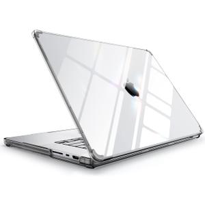 SUPCASE for MacBook Pro 14 Inch Case 2021-2024 Release (Unicorn Beetle Clear), M4/M3/M2/M1 Pro/Max Chip [Anti-Scratch] Slim Clear Cover Accessories for MacBook Pro 14'' with Touch ID, Black