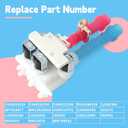 5304514790 Washer Water Inlet Valve Assembly Replacement for Electrolux for GE for Hotpoint for Kenmore for Frigidaire Washing Machines, Replace 5304522534 PS16544354 5304514791 5304528029