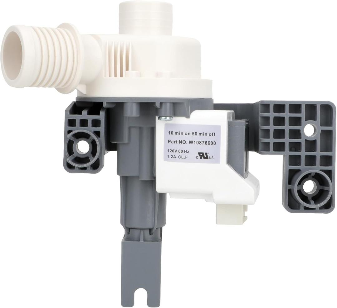 Upgraded W10876600 Washer Drain Pump,W10727777 Washing Machine Drain Pump Replaces W10876600VP AP6004933 PS11738156,B25-3A04 Compatible with Whirlpool, Maytag, Kenmore, Crosley Washing Machine