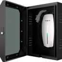 Wall Charger Station Box for Tesla, Outdoor EV Charger Enclosure Universal Fit for All Electric Vehicle Chargers, Weatherproof Visible, Easy to Install, Black