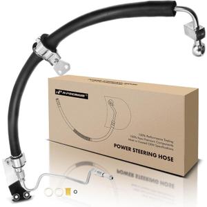 A-Premium Power Steering Pressure Hose Line Assembly Compatible with Nissan Altima 2007-2012, 2.5L, Pump To Rack, with O-ring & Bushing & Washer, Replace 49720JA000