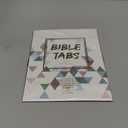 UPAFEXXI-Laminated Bible Tabs with Book Summaries(Gold Foil Embossed Lettering), Bible Tabs for Women and Men, Reposition Large Print Stickers, Easy to Read, 80Chapters Labels for Easy Navigation