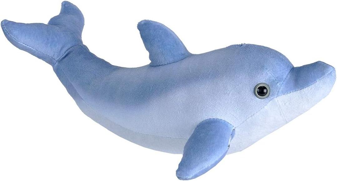 Wild Republic Bottlenose Dolphin Plush, Stuffed Animal, Plush Toy, Gifts for Kids, Living Ocean, 12"