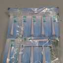 Toothbrush Heads Replacement Compatible with AquaSonic Vibe Series/Duo Series Pro/Black Series/Black Series Pro Electric Toothbrush, White, 10 Pack