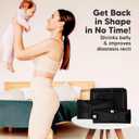 3 in 1 Postpartum Belly Support Recovery Wrap Postpartum Belly Band, After Birth Brace, Slimming Girdles, Body Shaper Waist Shapewear, Post Surgery Pregnancy Belly Support Band (Midnight Black, M/L)