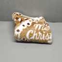 48 x 30 Inch Large Christmas Bath Rug Gingerbread House Xmas Doormat Non Slip Area Carpet Winter Rug for Front Door, Kitchen, Living Room, Bedroom