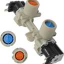 W10906602 Washer/Dryer water inlet valve Compatible with Whirlpool Kenmore Amana Washer Replace W10869511 W11176412 4460930 AP6036153 PS11769643 EAP11769643