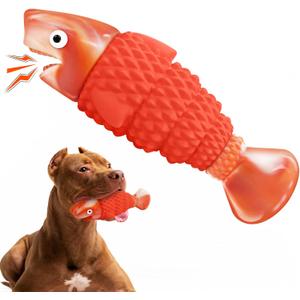 Indestructible Dog Toys for Aggressive Chewers Large Breeds, Durable Squeaky Toys for Super Chewers, Heavy Duty Tough Bone to Keep Them Busy, Interactive Dog Chew for Medium Breed