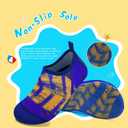WateLves Kids Water Shoes Toddler Girls Boys Barefoot Non-Slip Quick Dry Aqua Socks for Beach Swim Walking (1-2 Little Kid, Excavator)