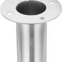 PATIKIL 2" Duct Connector Flange, Straight Pipe Exhaust Flange Stainless Steel Pipe Hose Duct Collar for Heating Cooling Ventilation HVAC System