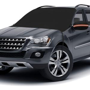 Windshield Snow Cover, Extra Large & 3-Layer Thick Fits Any Car Truck SUV Van, Straps & Magnets Double Fixed Design Windproof Outdoor Car Window Snow Covers, Keeps Ice & Snow Off