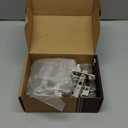 Chibery 10 Pack Frameless Full Overlay Soft Close Concealed European Hinges, Self Closing Satin Nickel, 105  Open Angle 4D Adjustment, Speed Control, Clip On, Stainless Steel for Cabinet Door