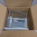 Cliselda Acrylic Display Case with Black Base 4x4x4 inch, Clear Square Acrylic Box Cube Small Storage Containers, Fully Assembled Dustproof Plastic Display Box for Collectibles Action Figures