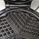 Mueller Heart 5 Waffle Maker, Waffle Iron, Adjustable Browning Control & Nonstick, Cool Touch Handle, Easy to Clean, Small Kitchen Appliances