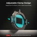 SmallRig Matte Box Filter Kit with Adjustable Clamp from 67mm - 82mm