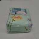 JSD Green Floral Printed Sheet Set Queen Size, 4 Piece Soft Botanical Microfiber Sheets Extra Deep Pocket