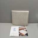 Ultra Thin Indoor Door Mat 24"x36", Washable Door Mat Indoor Entrance, Non Slip Rubber Backing Doormat Low-Profile Inside Entryway Mat, Unique Herringbone Design Entry Mat, Khaki (FOLD) (60x90cm)