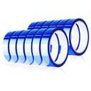 12 Rolls 20mm x33m(108ft) Blue Heat Tape High Temperature Heat Resistant Tape Heat Transfer Tape for Heat Sublimation Press Vinyl,No Residue