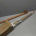 6.5ft Patio Umbrella with Fringe, Beach Umbrella, Fringe Umbrella Outdoor Patio with Hanging Hook, Tilting Aluminum Pole, UV 50+, Fiberglass Ribs, Elegant Cream