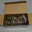 BBTO LED Disco Ball String Light Battery Powered Mirror Balls Ornaments for Outside Backyard Porch 70s 80s Disco Party Supplies(9.84 ft Long,Fantasy Color)