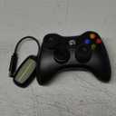 W&O Wireless Controller Compatible with Xbox 360 2.4GHZ Gamepad Joystick Wireless Controller Compatible with Xbox 360 and PC Windows 7,8,10,11 with Receiver (Black)