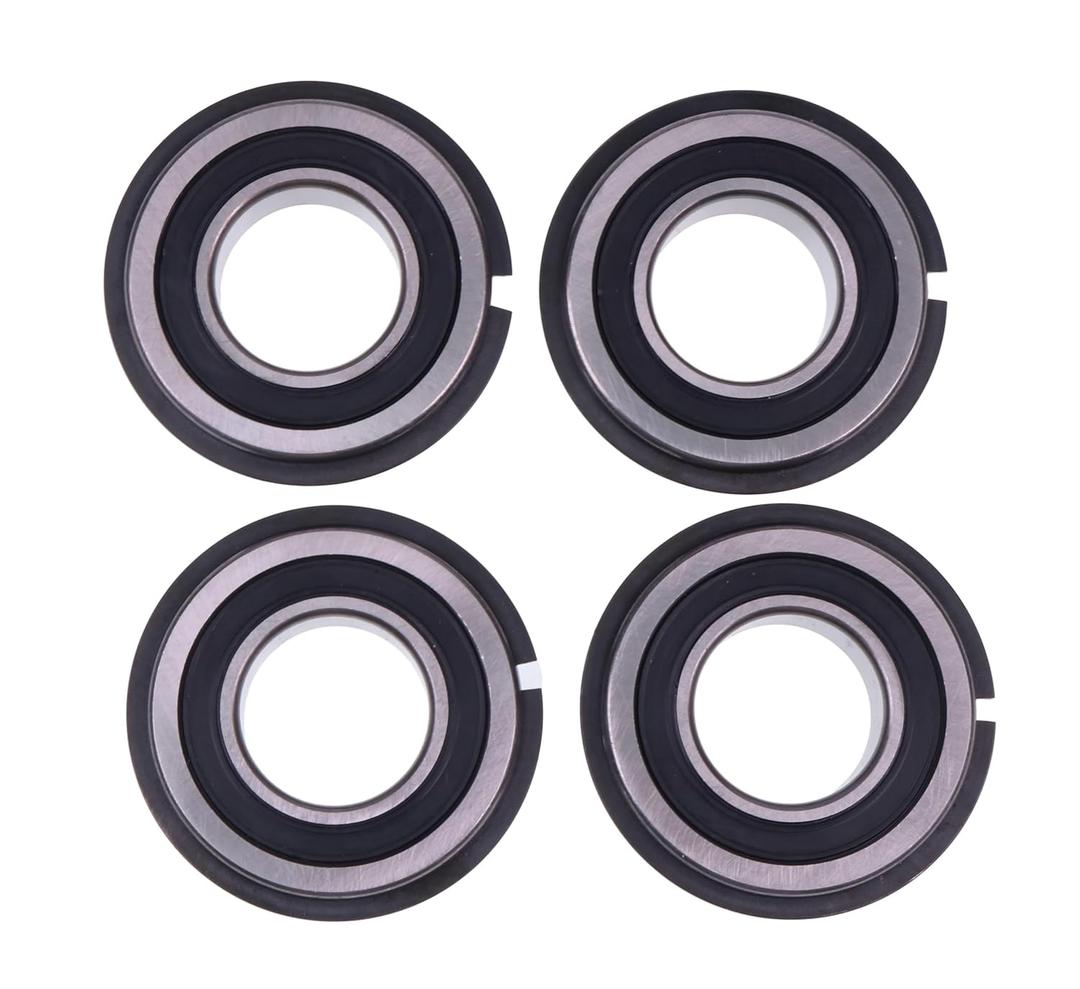 4 Pcs Lawn Mower Front Wheel Rim Bearings AM33797 AM102605 Compatible with John Deere 318, 335,375,385, 420,430,435,446,447,456,457,466,467