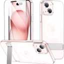 xiwxi for iPhone 15 Case with Kickstand, [Compatible with Magsafe][1*Screen Protector], Military-Grade Protection & Anti-Yellowing, Magnetic Phone Case for iPhone 15, Clear