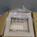 Jewelry Storage Box with Glasses Lid, 3-Tiers Jewelry Organizer Box for Women Girls, Jewelry Case for Rings, Bracelets Earrings, Necklaces (Apricot)