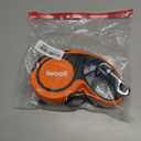Retractable Dog Leash 18.2 ft Chew Proof Cable Included 360 Tangle-Free Design Heavy Duty Reflective Leash Soft Anti-Slip Grip Outdoor Daily for Small Medium Large Dogs up to 110 lbs (Orange)