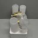 Hardwired Wall Sconces Set of Two, Modern Bathroom Sconces Wall Lighting with Milky White Glass, Brushed Gold Sconces Wall Decor Set of 2 for Bathroom Mirror Bedroom Living Room Hallway