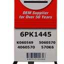 Bando USA 6PK1445 OEM Quality Serpentine Belt