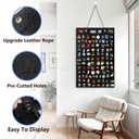 Collector Pin Board,Pin Collections Storage Holder,Enamel Pin Hanging Display Board,Pin Board For Pins Collection,Pin Holder Display For Wall,Enamel Pin Organizer Display Case(96 Slots,Black+Black)