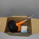 Drain Auger, Clog Remover with Drill Adapter, 25 Feet Flexible Plumbing Snake Use Manually or Powered for Kitchen, Bathroom and Shower Sink, Comes with Gloves (orange)