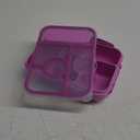 Bento Box Adult Lunch Box Kids,Lunch Containers for Adults/Kids/Toddler,5 Compartments Bento Lunch Box with Sauce Vontainers,Microwave & Dishwasher & Freezer Safe,BPA-Free (Purple)