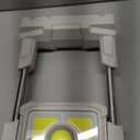 Solar Rechargeable LED Work Light with Stand, 10000 Lumen Tripod Work Light with Hook, 5 Modes Solar USB Charging Waterproof Emergency Light for Garage Camping Outdoor