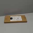 Amazon Basics Craft Paint and Brush Organizer Rack for Paint Bottles, Holds up to 60 Bottles and 22 Brushes, Wood Finish, 14 x 8 in, Light Brown