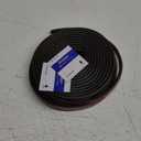 Silicone Weather Stripping Door Seal, 40FT Self Adhesive D Shaped Door Seal Strip for Door Frame, Door Insulation Strip Window Seal(40FT, 1/4" T)