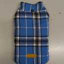 Kuoser Warm Dog Coat, Waterproof Dog Coats for X-Small Dogs, Adjustable Durable Doggie Winter Jacket Reversible Cozy Puppy Cold Weather Apparel from Small to Large Breed, Blue XS