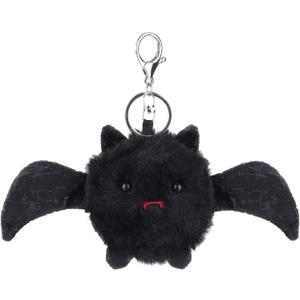 Apricot Lamb Cute Toys Plush Halloween Bat Stuffed Animal Soft Keychain for Kids Bag, Purse, Backpack, Handbag (Black Bat4 Inches)