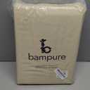 BAMPURE 6 Pcs Queen Sheet Set - 100% Pure Viscose derived from Bamboo Queen Size - Super Soft Queen Cooling Sheets for Hot Sleepers - Up to 16 Deep Pocket Queen Sheets (Beige)