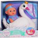DREAM COLLECTION 10" Bath Time Baby Doll with Swan
