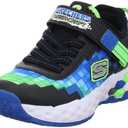 Skechers Unisex-Child Mega-Craft 2.0 (3.5 Big Kid, Black/Blue/Lime)