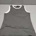 EVALESS Tank Tops for Women 2026 Spring Summer Outfits Cute Polka Dots Sleeveless Tops Loose Fit Shirts (Gray, S)