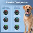 Bark Collar, Dog Bark Collar for Large Medium Small Dogs, Citronella Dog Bark Collar with Adjustable Spray & Sensitivity, Rechargeable Anti-Bark Collar for Dogs with Safe, 2 Collar Straps(Blue)